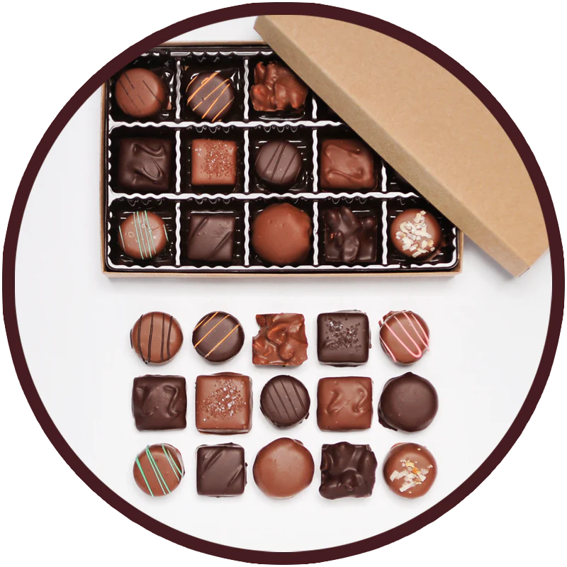 Kalona Chocolate 15-Piece Box
