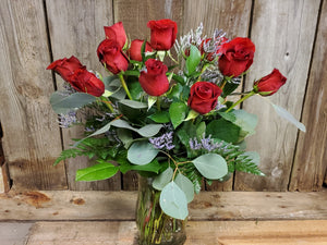 Sympathy Rose Bouquet, Standard (Medium-Stem)