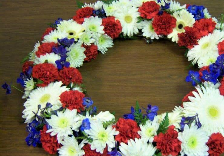 Patriotic Sympathy/Memorial Wreath