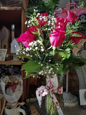 Valentine's Day Rose Bouquet, Long-Stemmed