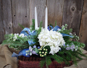 Hanukkah Floral Centerpiece