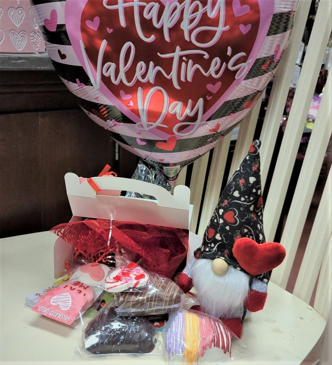 Kids Valentine Gift Box with Gnome