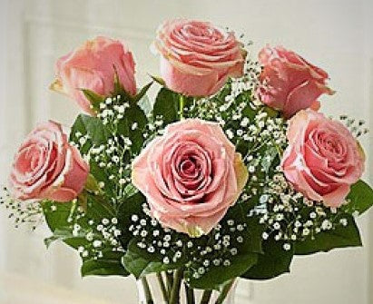 Valentine's Day Rose Bouquet, Standard Half Dozen