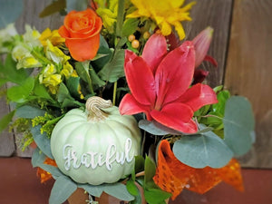 Thanksgiving Flower Bouquet (Autumn Colors)