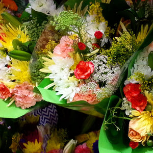 Fall Wrapped Flower Bouquet, Florist's Choice