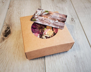 Mini Dried Flower Gift Box (hide giftcard inside)
