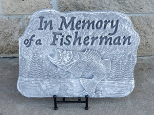 Memorial Garden Stone, In Memory of a Fisherman