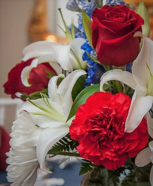 Patriotic Fresh Flower Bouquet