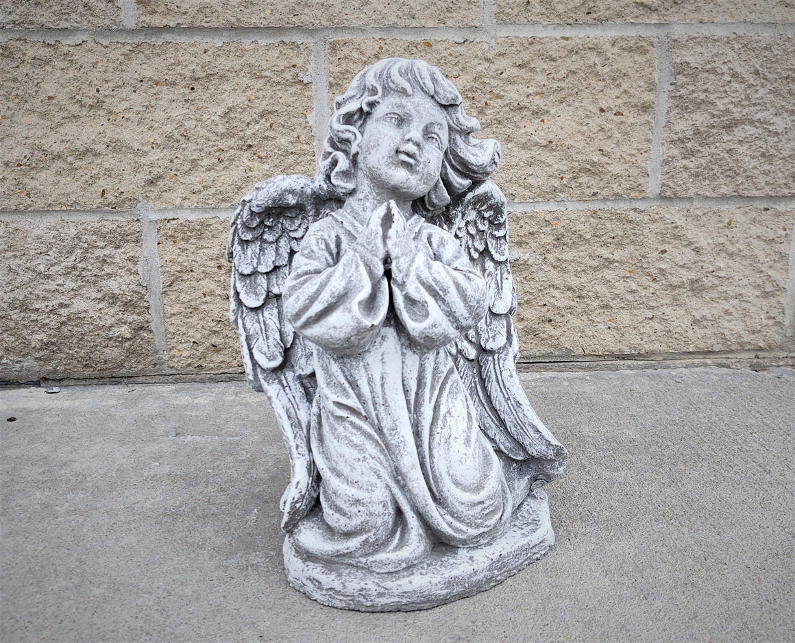 Memorial Garden Praying Angel Sculpture