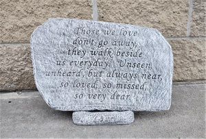 Memorial Garden Stone, Those We Love